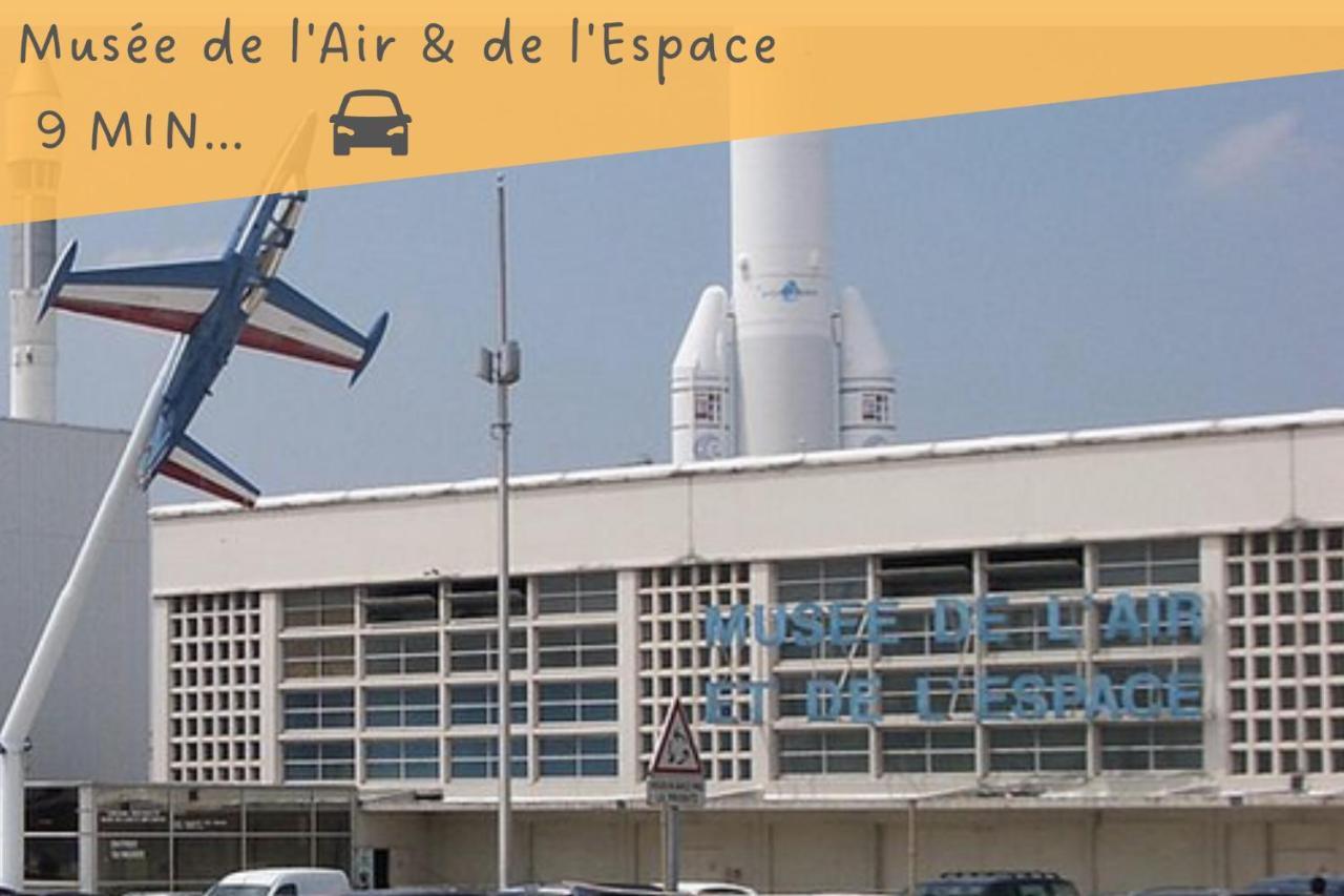 ドランシーL'Eugene - 10Min Du Rer B Le Bourget, Parking, Wifiアパートメント エクステリア 写真