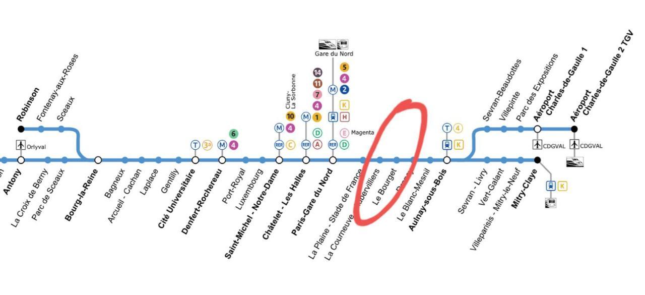 ドランシーL'Eugene - 10Min Du Rer B Le Bourget, Parking, Wifiアパートメント エクステリア 写真